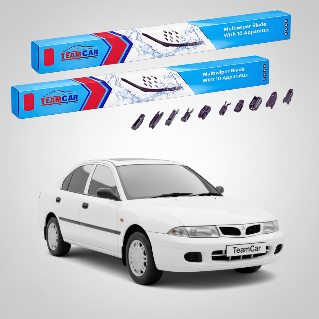 Ștergătoare TeamCar® pentru Mitsubishi Carisma Hatchback (DA_) 1995–2003 – Set Față Flat Premium