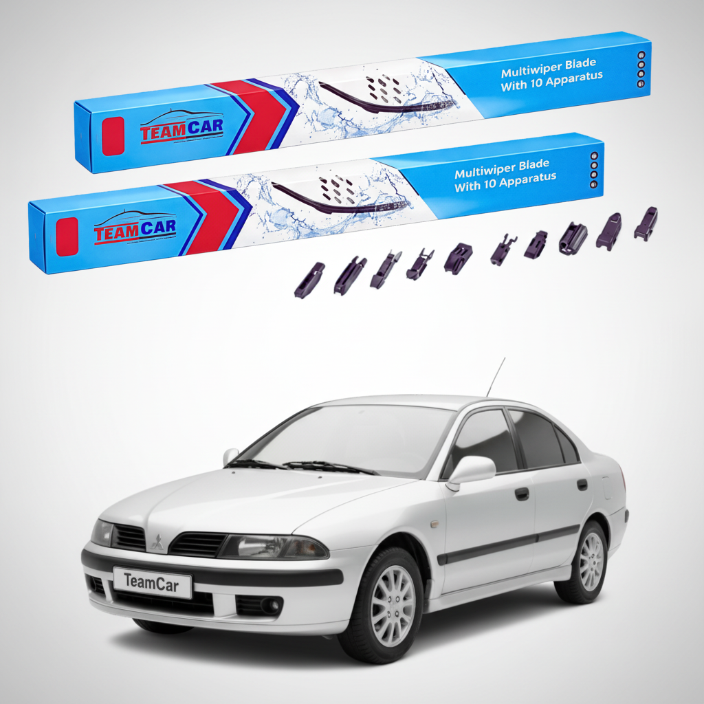 Ștergătoare TeamCar® pentru Mitsubishi Carisma Sedan (DA_) 1996–2003 – Set Față Flat Premium