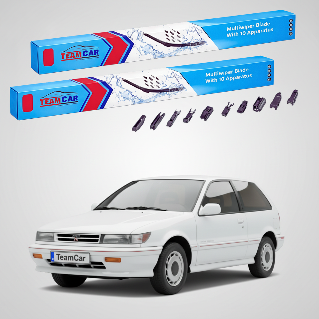 Ștergătoare TeamCar® pentru Mitsubishi Colt III/IV (C5_A, CA_A) 1988–1996 – Set Față Flat Premium