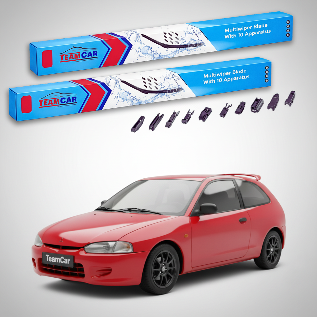 Ștergătoare TeamCar® pentru Mitsubishi Colt V (CJ_A, CP_A) 1995–2003 – Set Față Flat Premium
