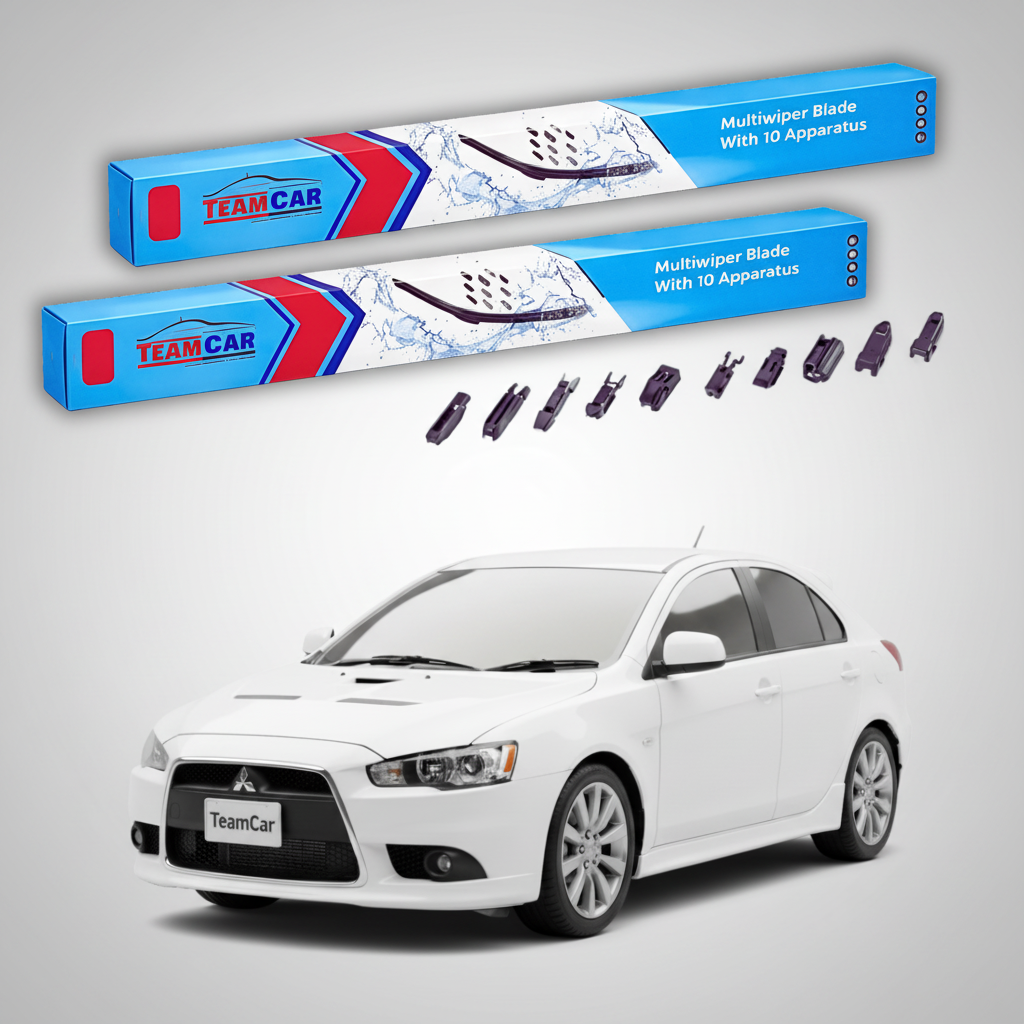 Stergatoare TeamCar pentru Mitsubishi Galant Fortis Sportback (CX_A) 2008-2009 - Set Fata Flat Premium