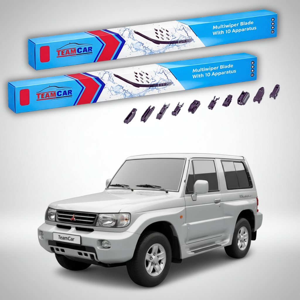 Stergatoare TeamCar pentru Mitsubishi Galloper SUV 1998-2001 - Set Fata Flat Premium