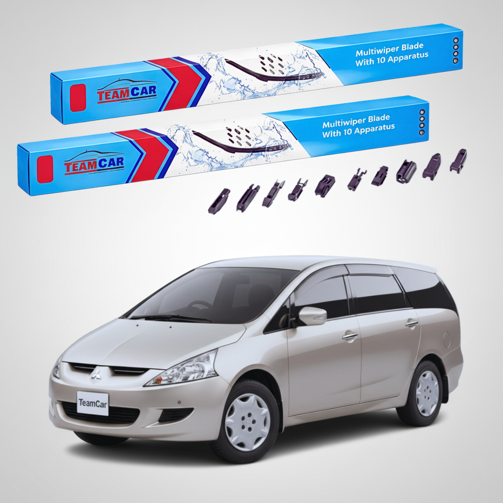 Stergatoare TeamCar pentru Mitsubishi Grandis Facelift MPV (NA_W) 2008-2010 - Set Fata Flat Premium