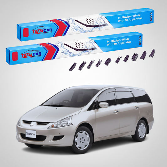 Stergatoare TeamCar pentru Mitsubishi Grandis Facelift MPV (NA_W) 2008-2010 - Set Fata Flat Premium