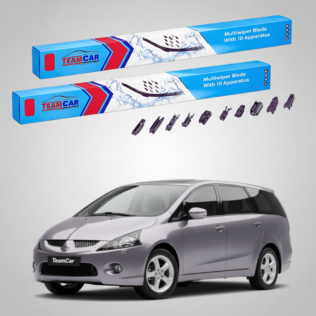 Stergatoare TeamCar pentru Mitsubishi Grandis MPV (NA_W) 2004-2008 - Set Fata Flat Premium