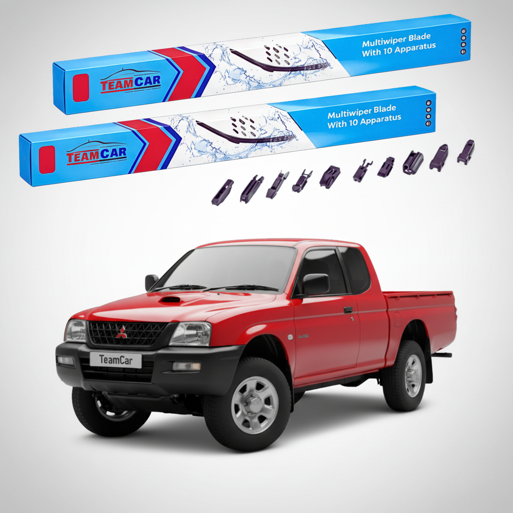 Stergatoare TeamCar pentru Mitsubishi L200 Pick-up Gen III (K6_T/K7_T) 1996-2007 - Set Fata Flat Premium