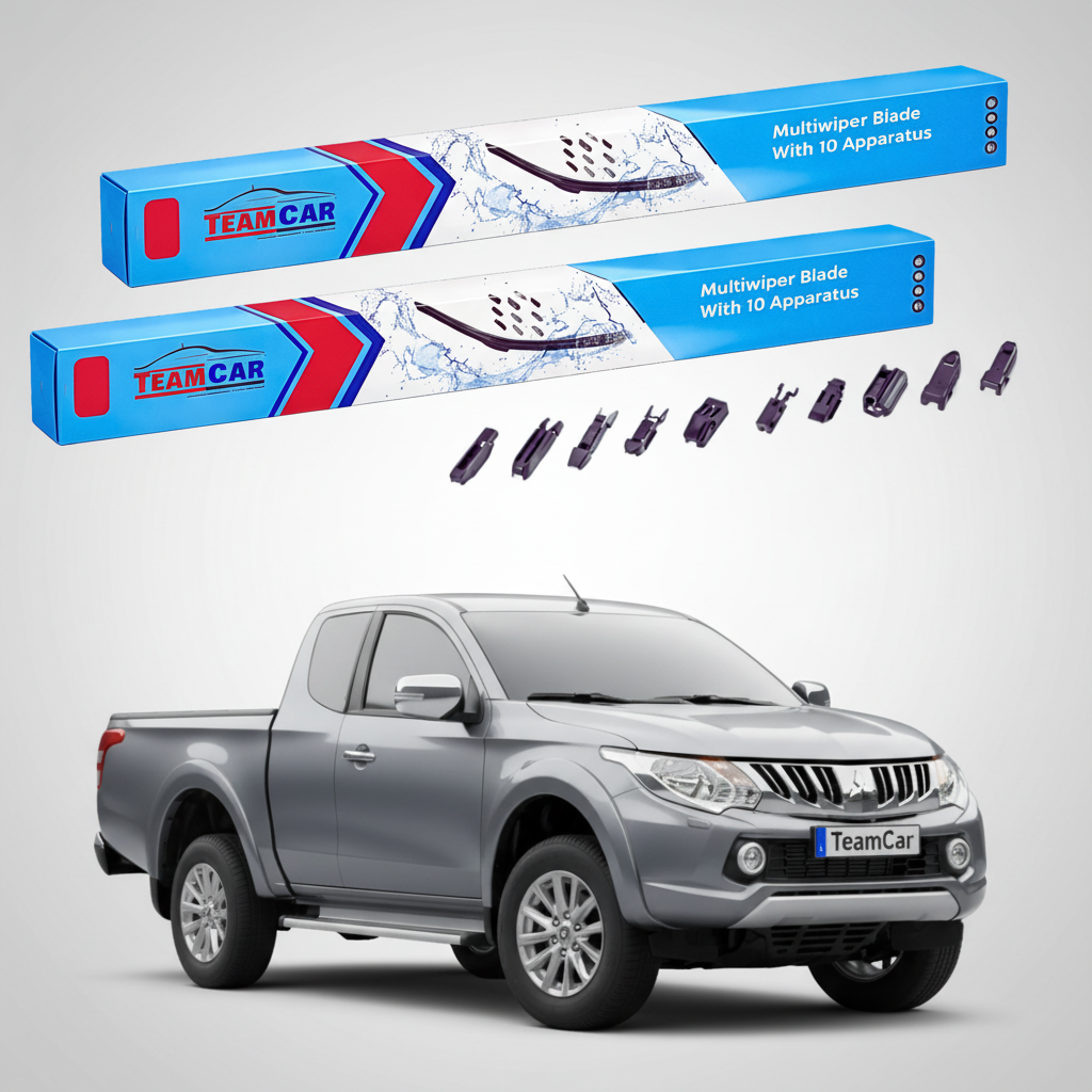 Stergatoare TeamCar pentru Mitsubishi L200 Pick-up Gen V (KJ_/KK_/KL_) 2015-2024 - Set Fata Flat Premium
