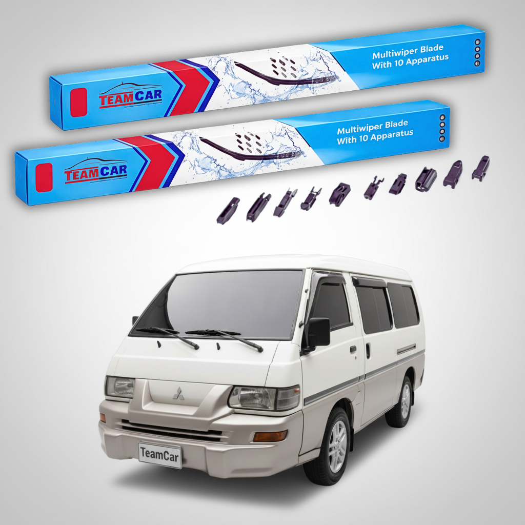 Stergatoare TeamCar pentru Mitsubishi L300 Exceed Van (P0_W/P1_W/P2_W) 2000+ - Set Fata Flat Premium