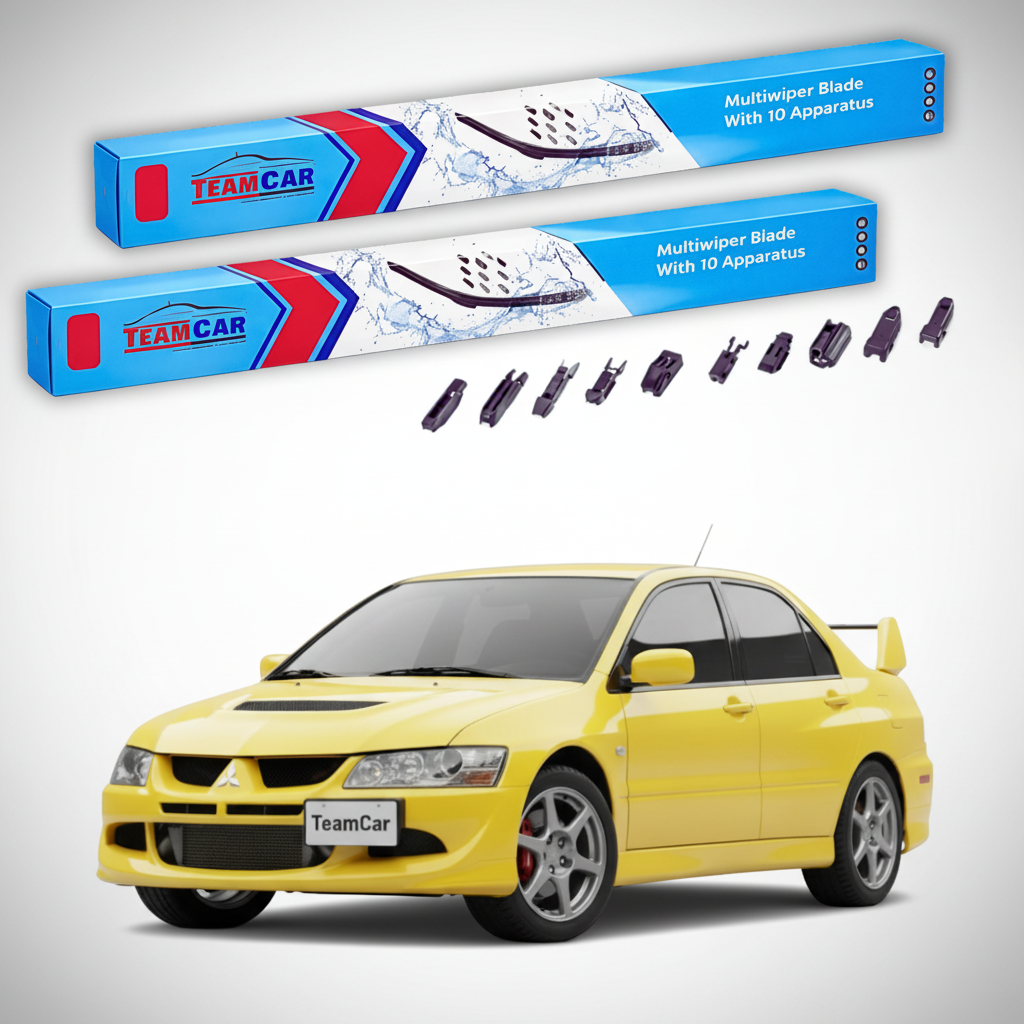 Stergatoare TeamCar pentru Mitsubishi Lancer Gen VII (CS_A/CT_A) EVO 7-9 2003-2010 - Set Fata Flat Premium