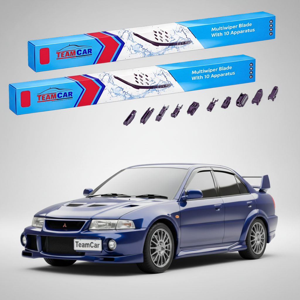 Stergatoare TeamCar pentru Mitsubishi Lancer Gen VI (CJ_/CP_) EVO 4-6 1995-2003 - Set Fata Flat Premium