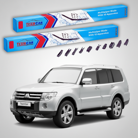 Ștergătoare TeamCar® pentru Mitsubishi Pajero IV (V8_W, V9_W) 2007–2021 – Set Față Flat Premium