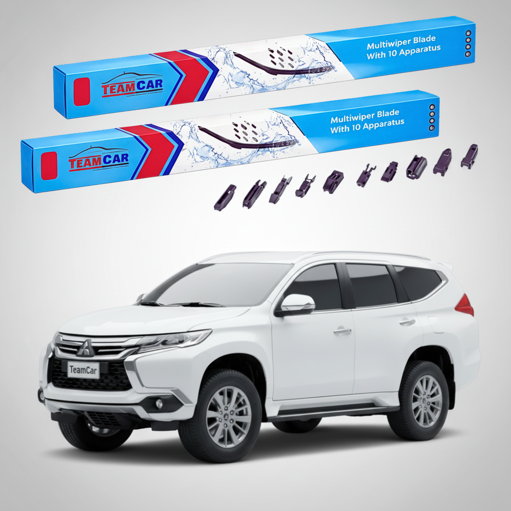 Ștergătoare TeamCar® pentru Mitsubishi Pajero Sport III / Montero Sport (KS) 2015–prezent – Set Față Flat Premium