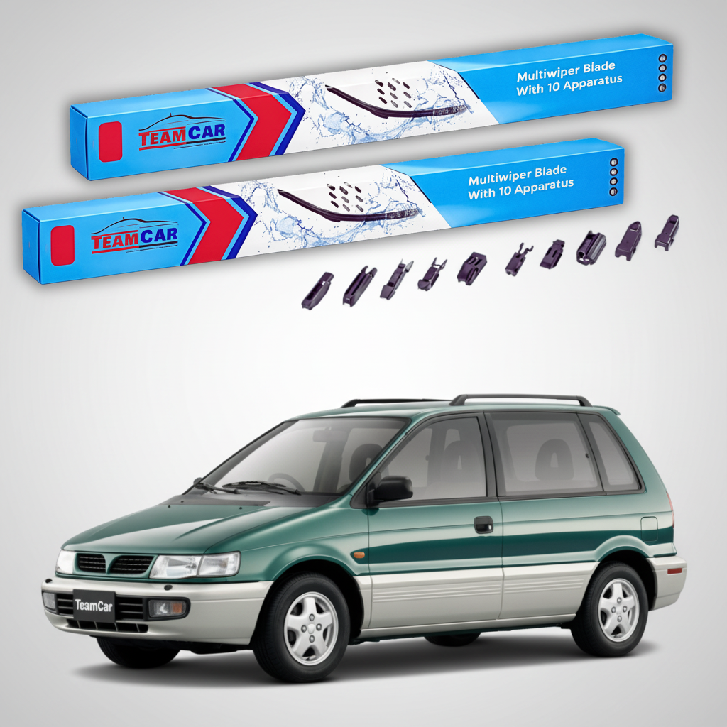 Ștergătoare TeamCar® pentru Mitsubishi Space Runner II (N6_W) 1999–2002 – Set Față Flat Premium