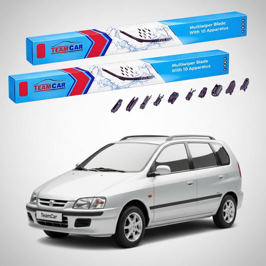 Ștergătoare TeamCar® pentru Mitsubishi Space Star I (DG_A) 1998–2004 – Set Față Flat Premium