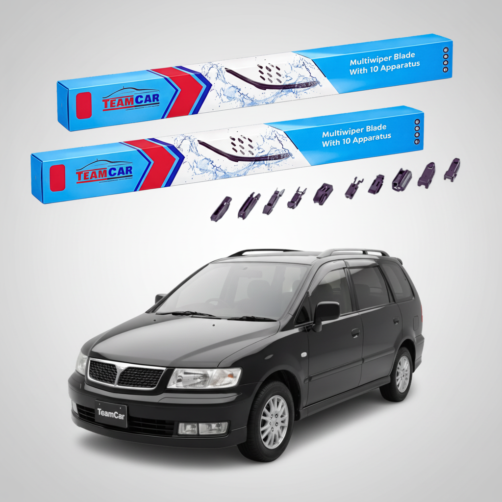 Ștergătoare TeamCar® pentru Mitsubishi Space Wagon III (N8_W, N9_W) 1998–2004 – Set Față Flat Premium
