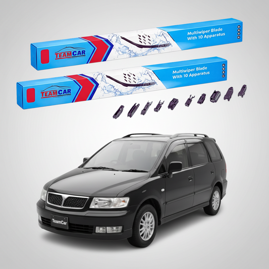 Ștergătoare TeamCar® pentru Mitsubishi Space Wagon III (N8_W, N9_W) 1998–2004 – Set Față Flat Premium