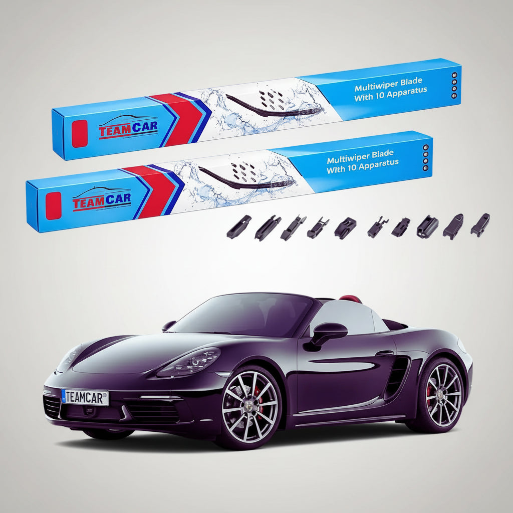 Ștergătoare Porsche 718 Boxster 982 2016-2026 | Set Față Flat – TeamCar®