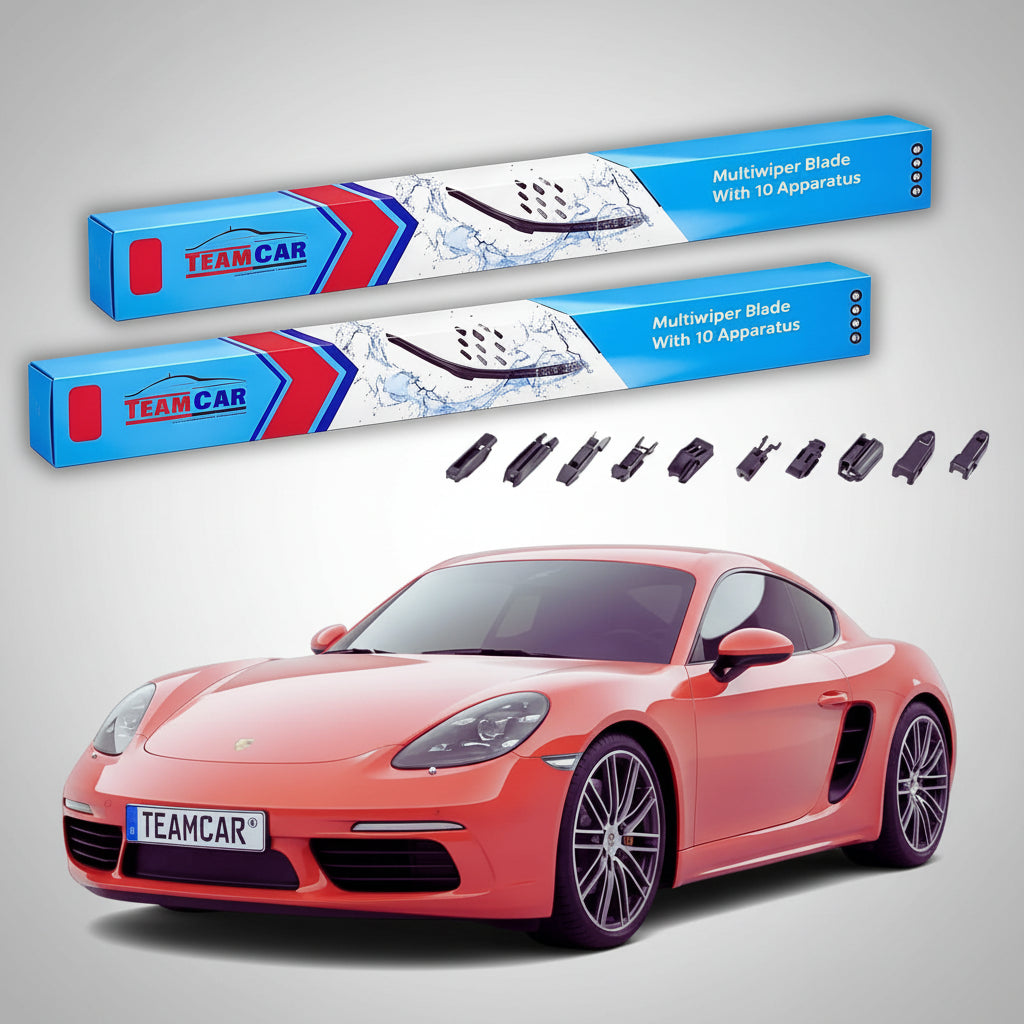 Ștergătoare Porsche 718 Cayman 982 2016-2026 | Set Față Flat – TeamCar®