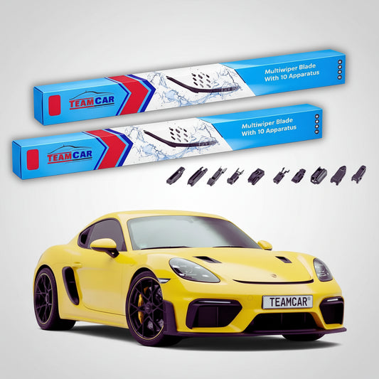 Ștergătoare Porsche 718 Cayman GT4 RS 982 2021-2026 | Set Față Flat – TeamCar®