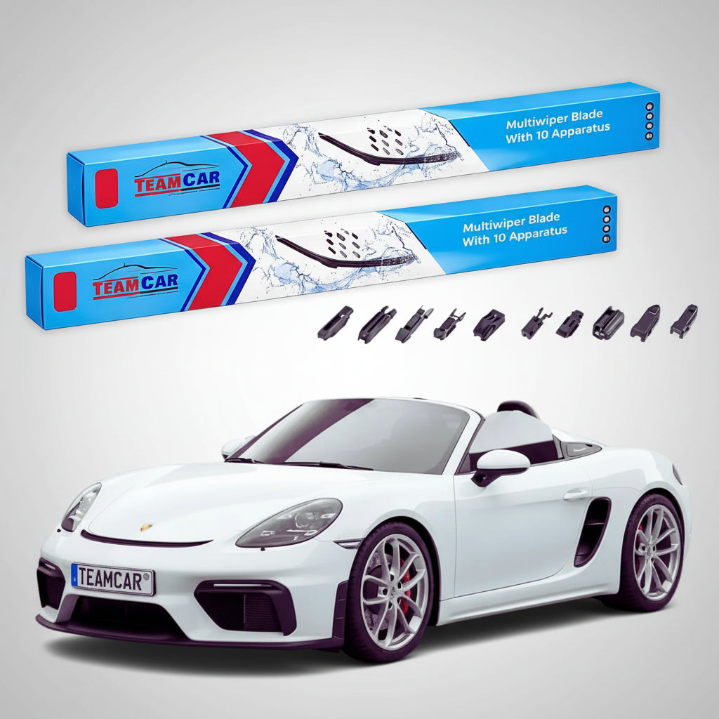 Ștergătoare Porsche 718 Spyder 982 2019-2026 | Set Față Flat – TeamCar®