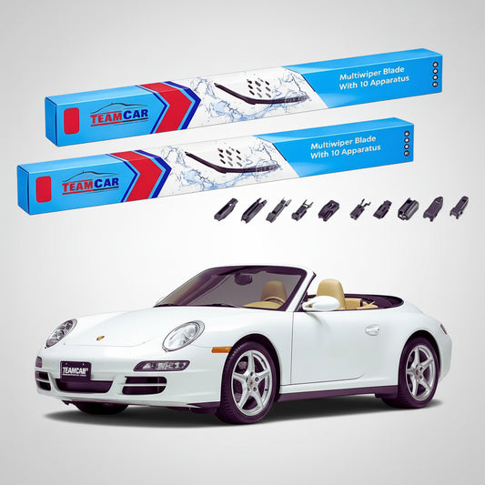Ștergătoare Porsche 911 Carrera 4 Cabrio 997.1 2005-2008 | Set Față Flat – TeamCar®