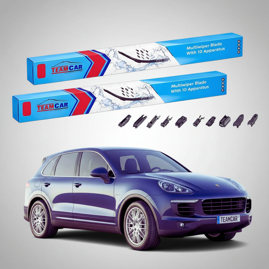 Ștergătoare Porsche Cayenne 958 2010-2018 | Set Față Flat – TeamCar®
