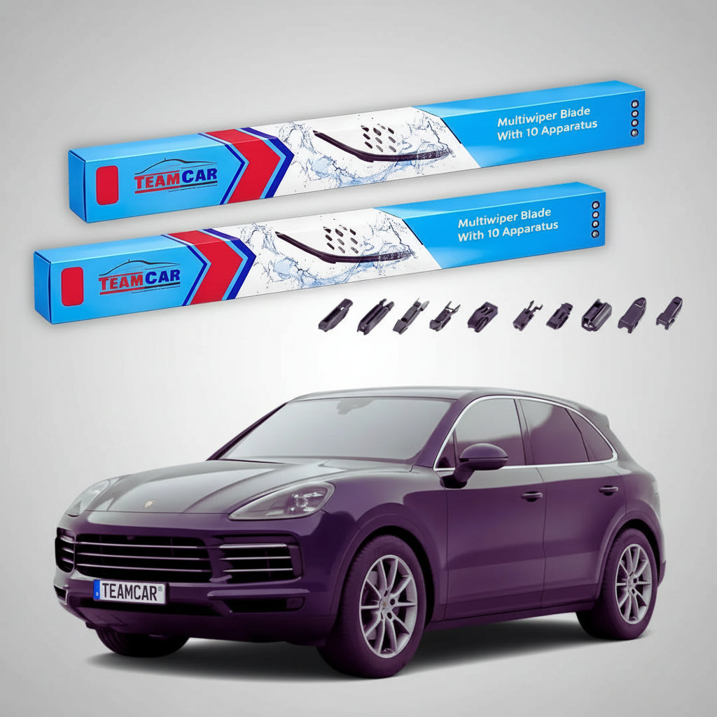 Ștergătoare Porsche Cayenne 9YA 2017-2026 | Set Față Flat – TeamCar®
