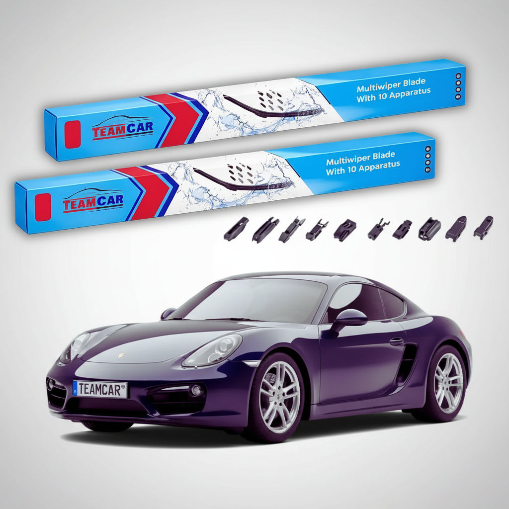 Ștergătoare Porsche Cayman 981C 2013-2016 | Set Față Flat – TeamCar®