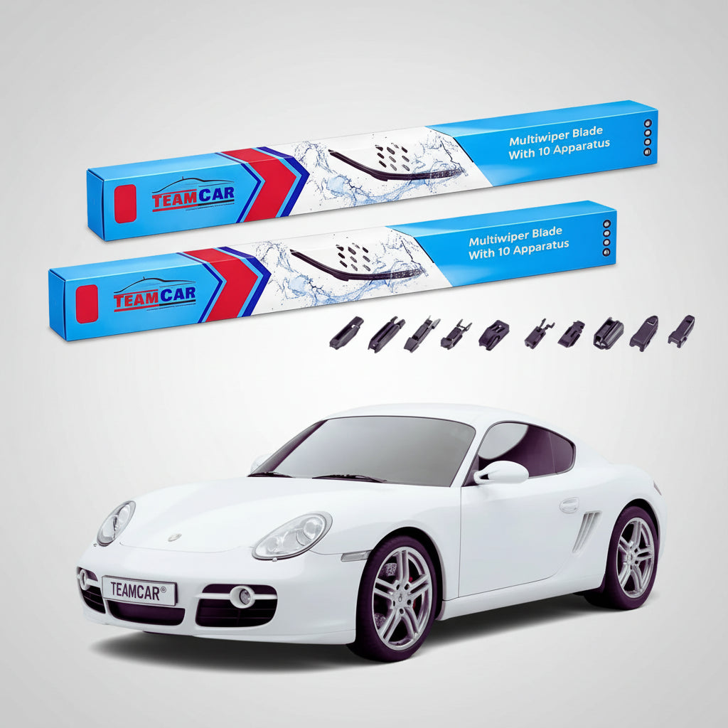 Ștergătoare Porsche Cayman 987C 2005-2012 | Set Față Flat – TeamCar®