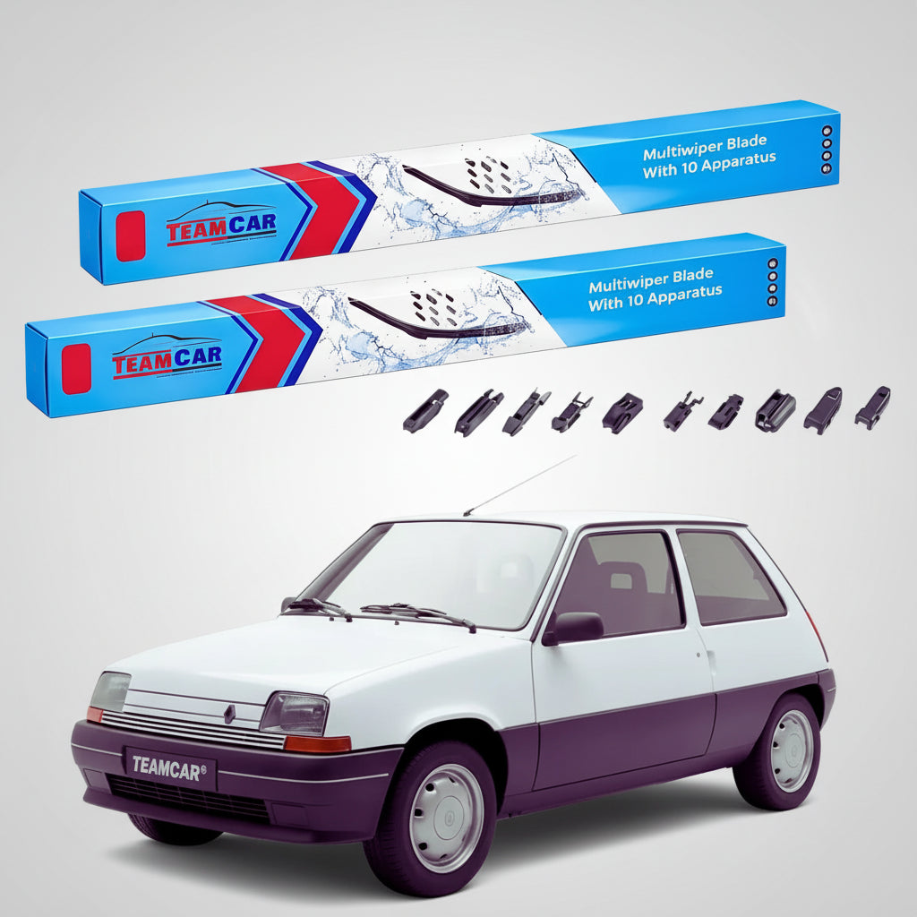 Ștergătoare Renault 5 Supercinq Hatchback 1990-1996 | Set Față Flat Premium – TeamCar®