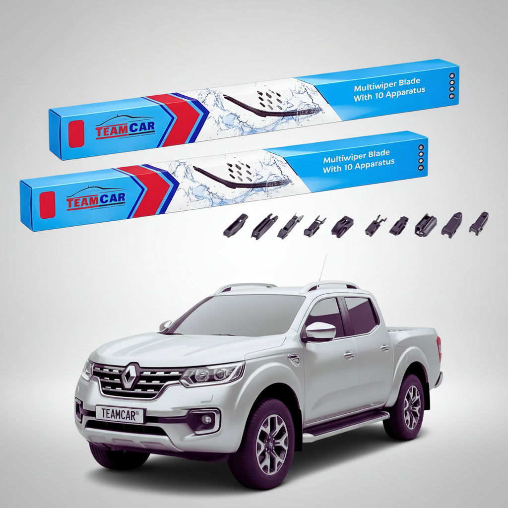Ștergătoare Renault Alaskan Pick-up 2017-prezent | Set Față Flat Premium – TeamCar®