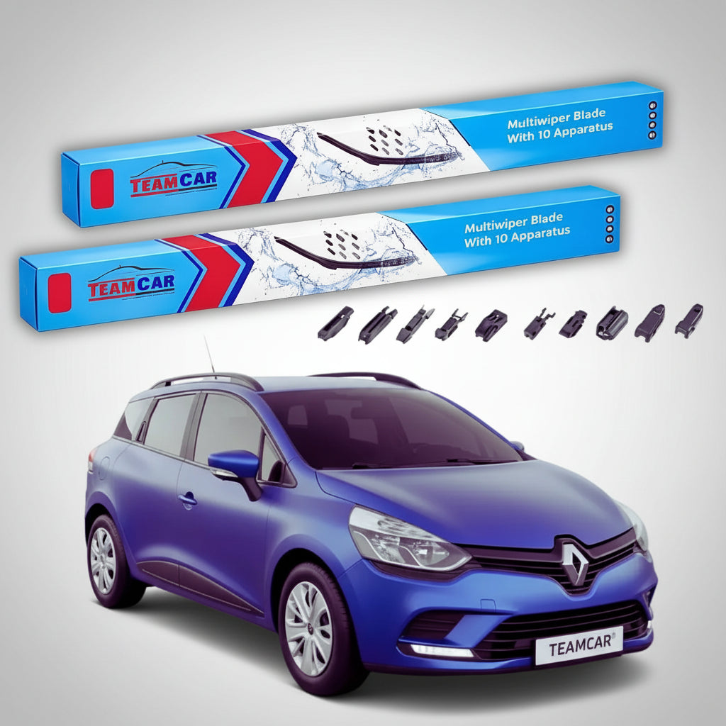 Ștergătoare Renault Clio IV Hatchback 2012-2021 | Set Față Flat Premium – TeamCar®