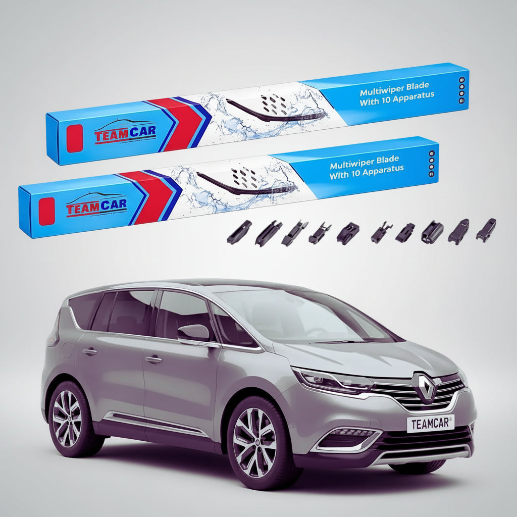 Ștergătoare Renault Espace V MPV 2015-2023 | Set Față Flat Premium – TeamCar®