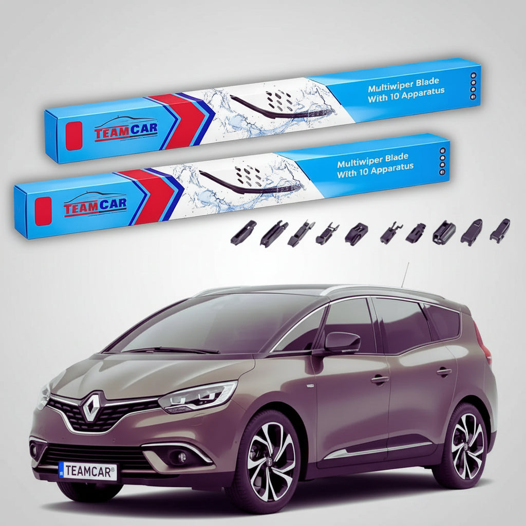 Ștergătoare Renault Grand Scenic IV 2016-2022 | Set Față Flat Premium – TeamCar®