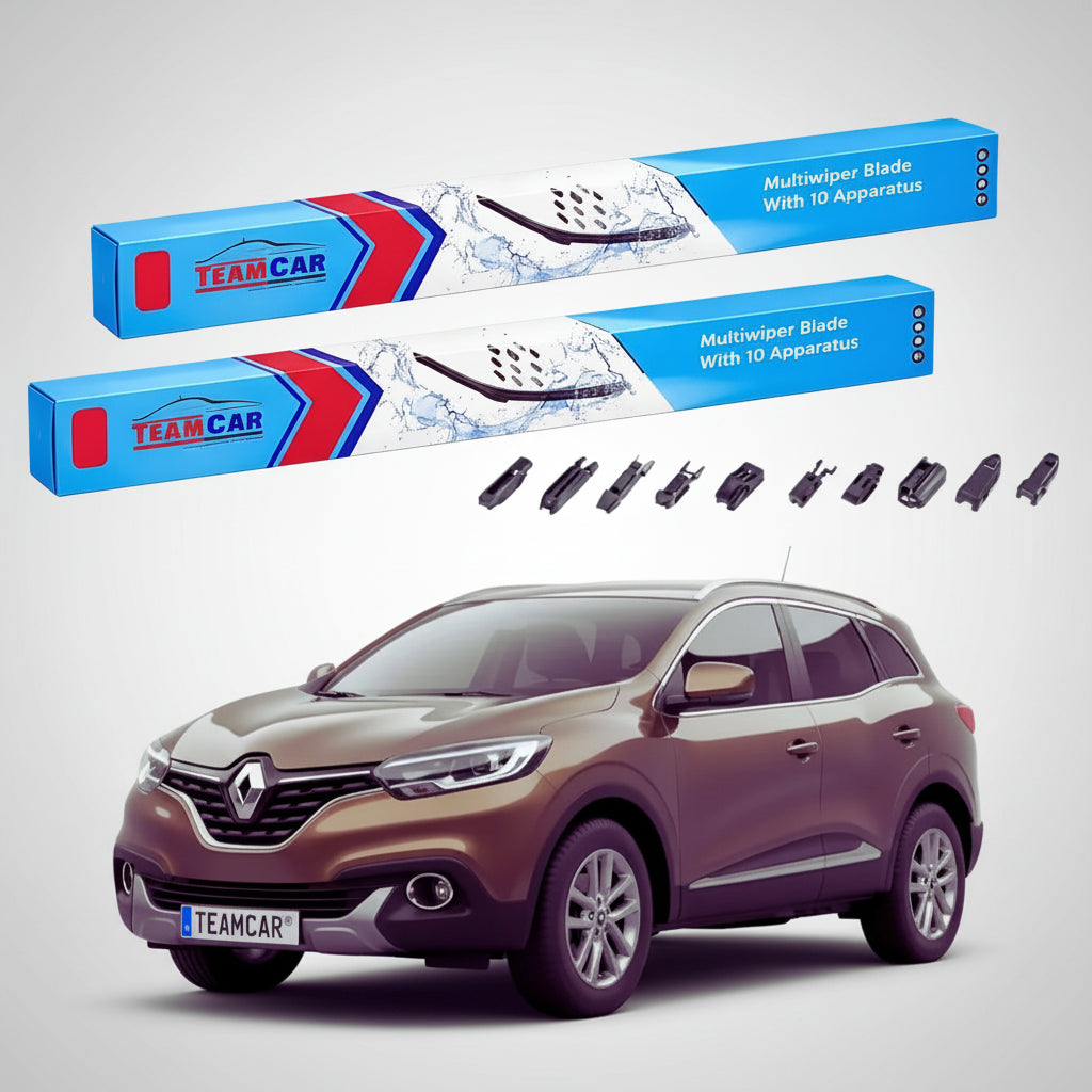Ștergătoare Renault Kadjar I SUV 2015-2017 | Set Față Flat Premium – TeamCar®