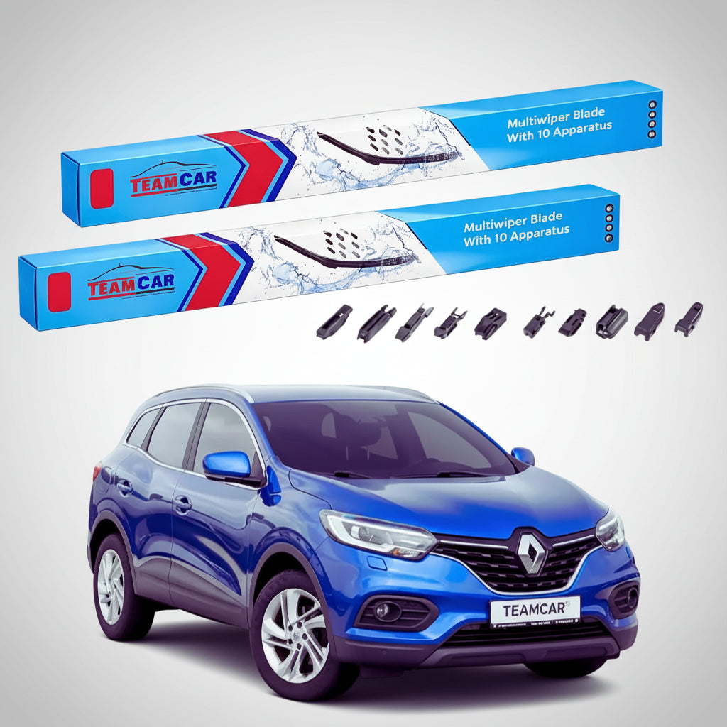 Ștergătoare Renault Kadjar I SUV 2017-2018 | Set Față Flat Premium – TeamCar®