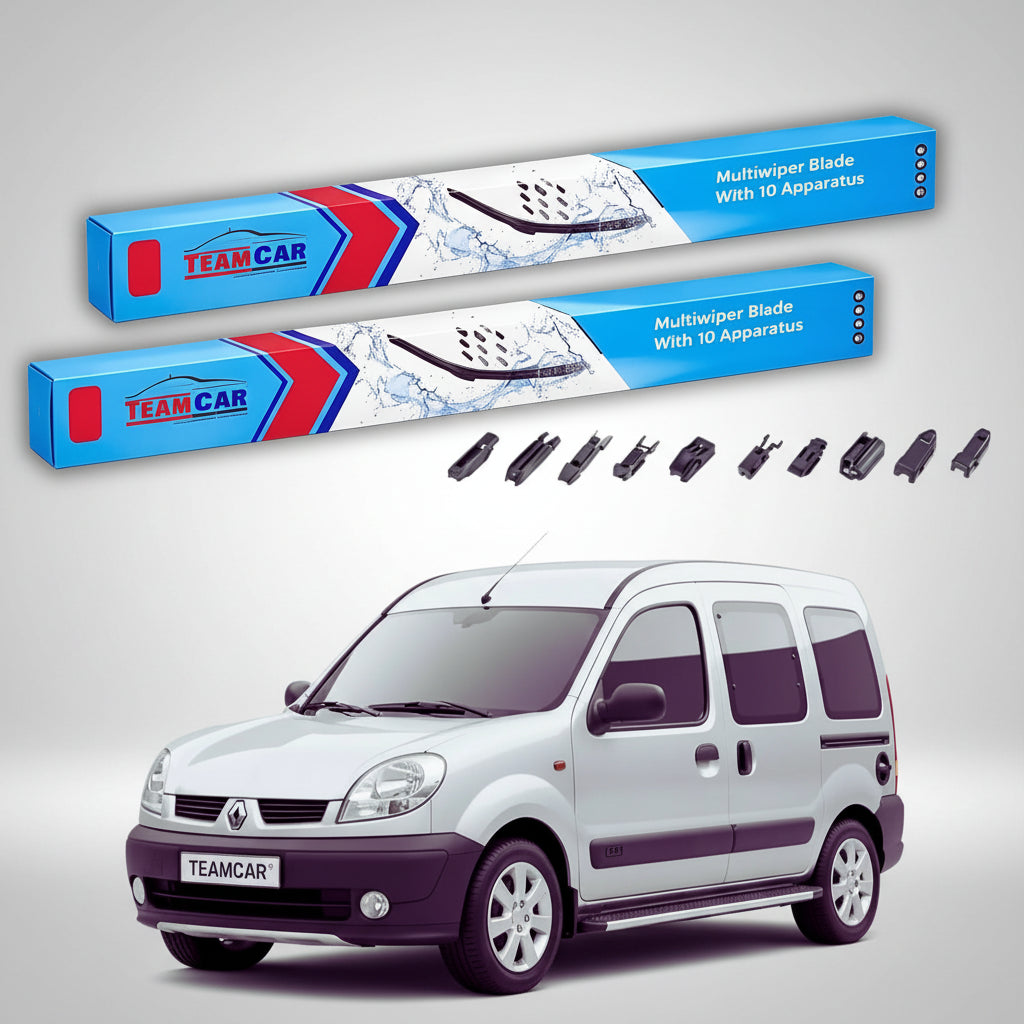 Ștergătoare Renault Kangoo I Van 2Uśi 1997-2007 | Set Față Flat Premium – TeamCar®