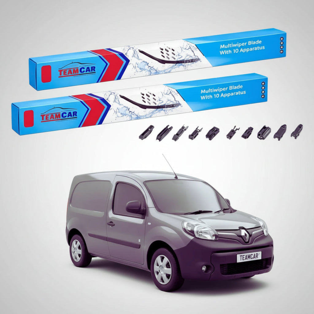 Ștergătoare Renault Kangoo II Van 2 uși 2008-prezent | Set Față Flat Premium – TeamCar®