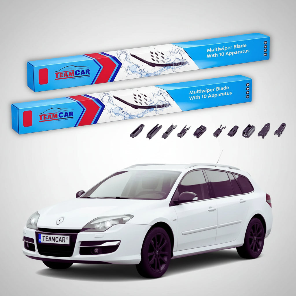 Ștergătoare Renault Laguna III Grandtour Break 2007-2016 | Set Față Flat Premium – TeamCar®
