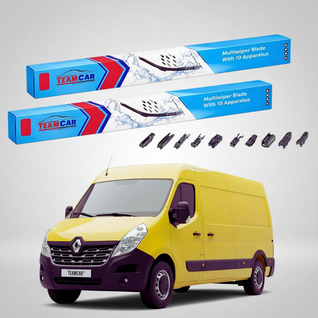 Ștergătoare Renault Master III Van 2010-prezent | Set Față Flat Premium – TeamCar®