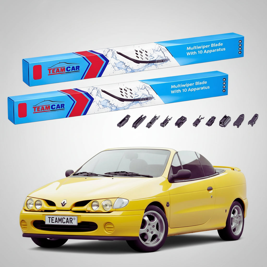 Ștergătoare Renault Megane I Cabriolet 1996-2003 | Set Față Flat Premium – TeamCar®