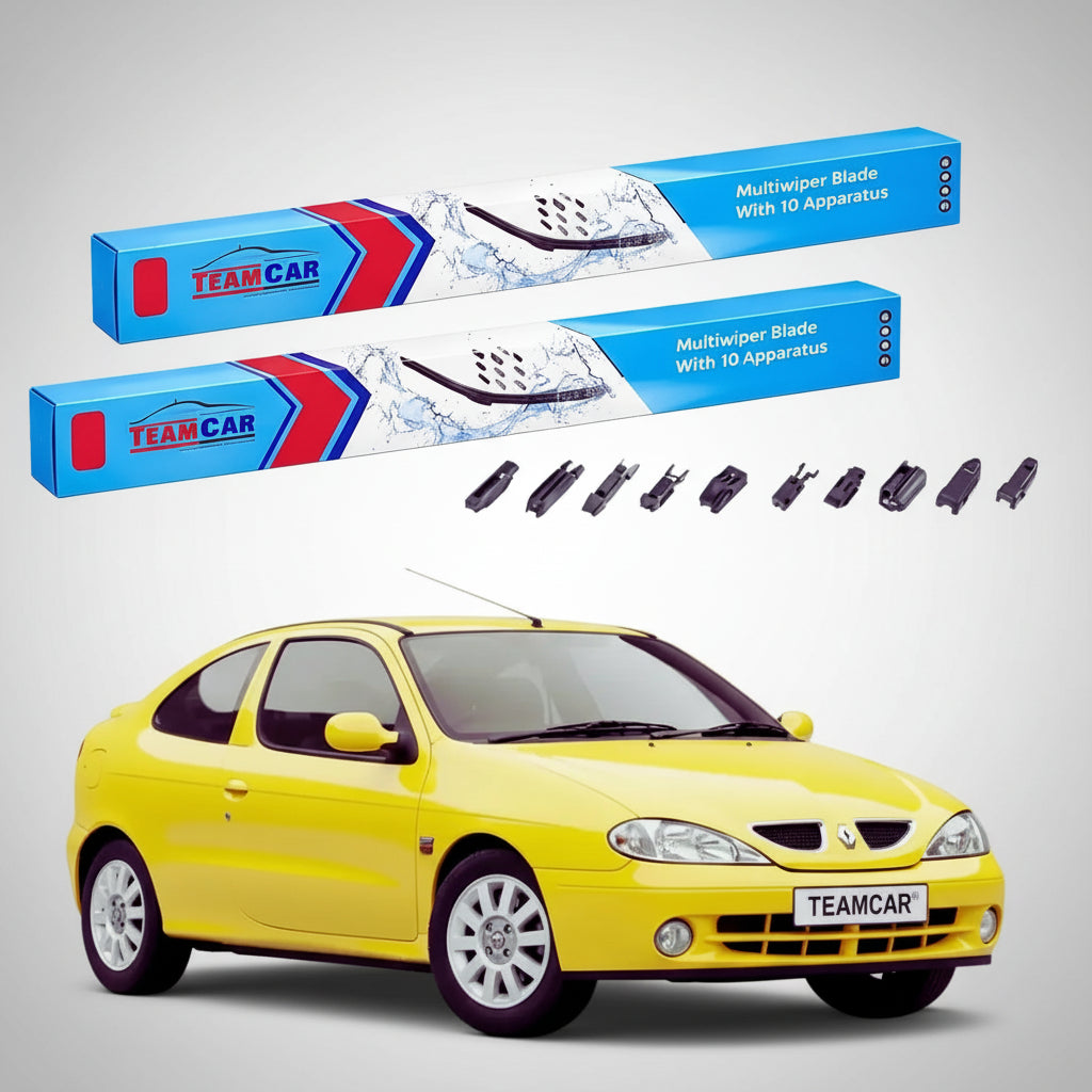 Ștergătoare Renault Megane I Coupe 1996-2002 | Set Față Flat Premium – TeamCar®