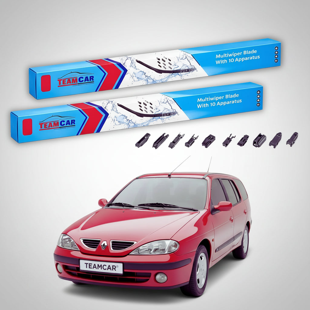 Ștergătoare Renault Megane I Grandtour Break 1998-2001 | Set Față Flat Premium – TeamCar®
