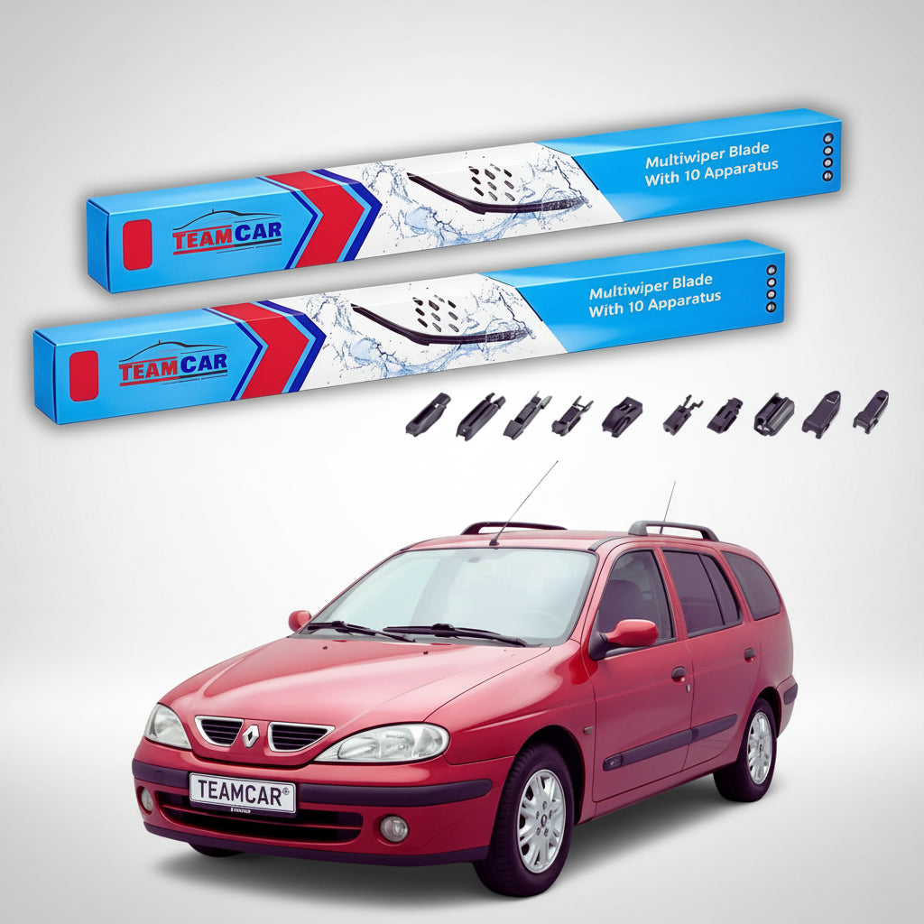 Ștergătoare Renault Megane I Grandtour Break 2001-2003 | Set Față Flat Premium – TeamCar®