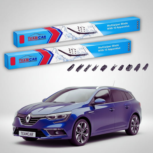 Ștergătoare Renault Megane IV Grandtour Break 2015-2017 | Set Față Flat Premium – TeamCar®