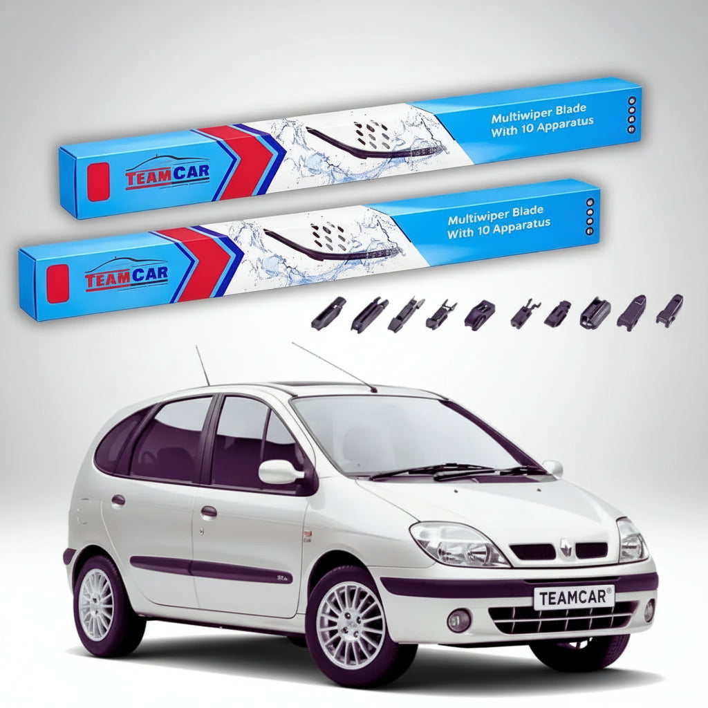 Ștergătoare Renault Scenic I 1996-2003 | Set Față Flat Premium – TeamCar®