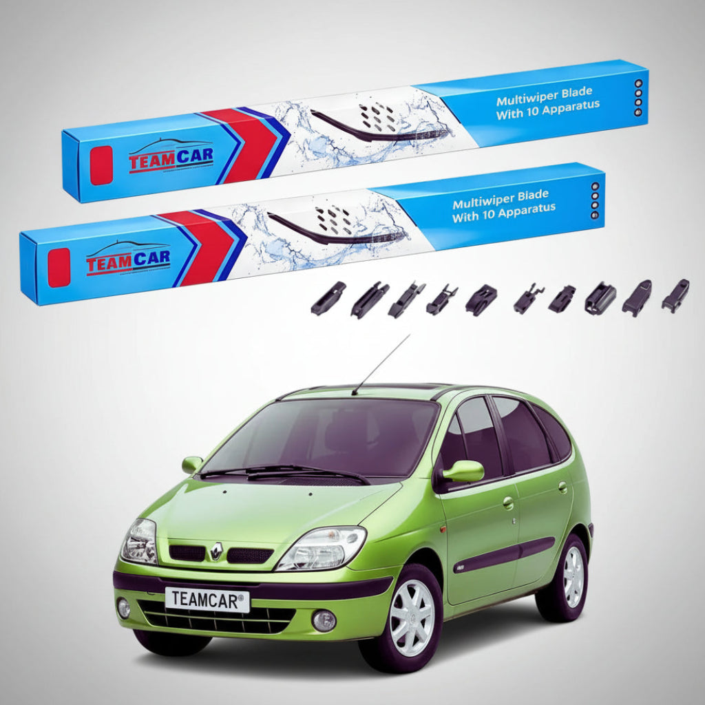 Ștergătoare Renault Scenic I Facelift 2000-2003 | Set Față Flat Premium – TeamCar®