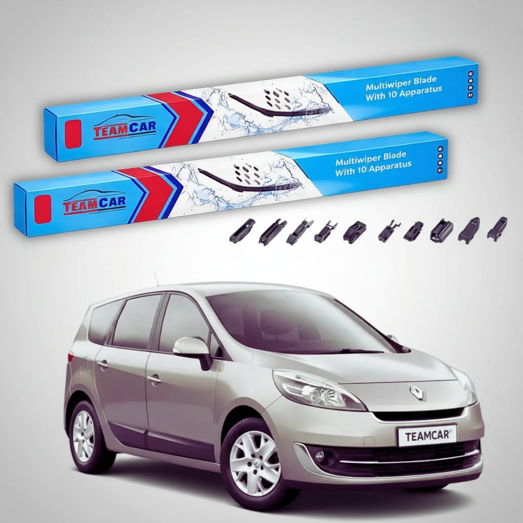 Ștergătoare Renault Scenic III Grand Scenic 2009-2016 | Set Față Flat Premium – TeamCar®