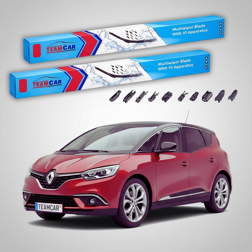 Ștergătoare Renault Scenic IV 2016-2022 | Set Față Flat Premium – TeamCar®