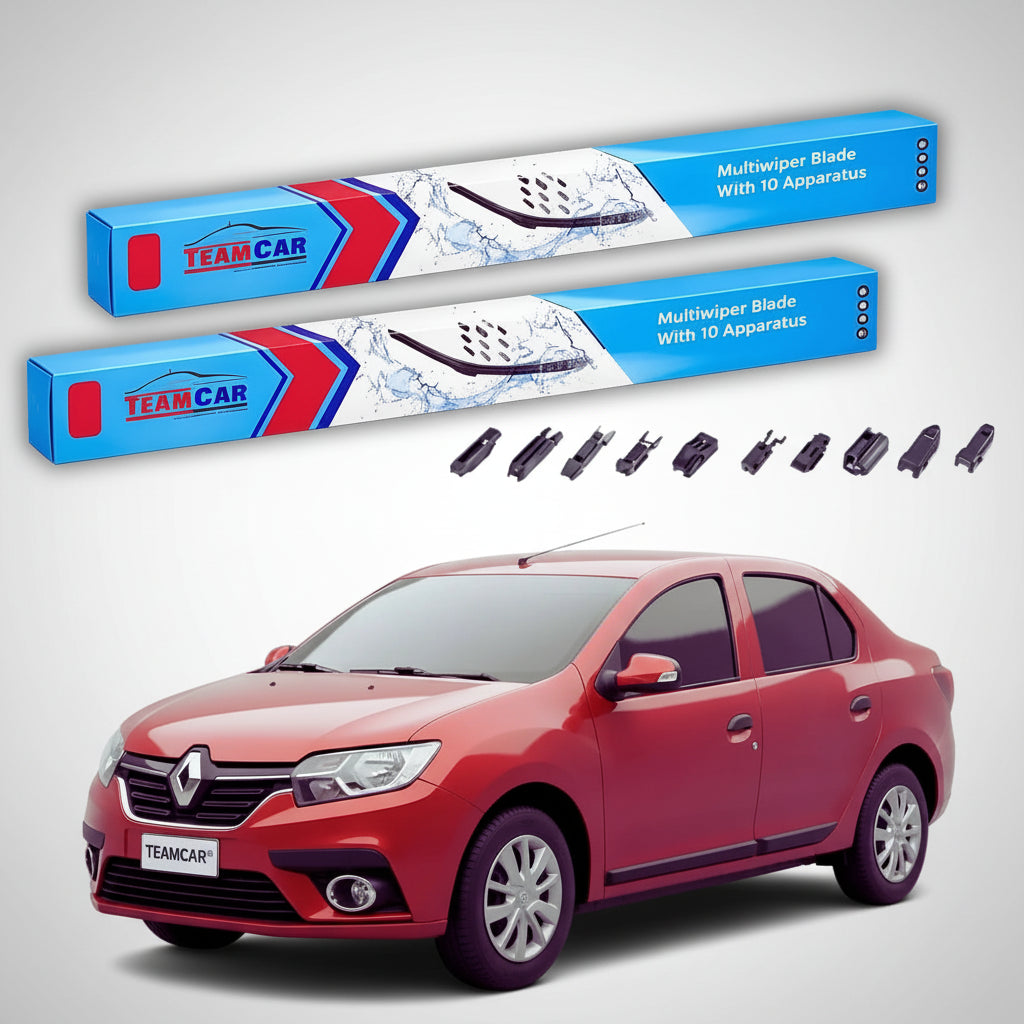 Ștergătoare Renault Symbol III Sedan 2015-prezent | Set Față Flat Premium – TeamCar®